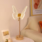 Nordic Light Luxury Acryl Blume Schmetterling Gold LED Tischlampe