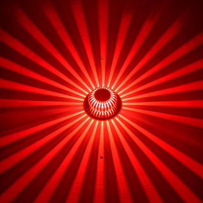 Moderne Runde Vogelnest Aluminium Bunte LED Wandlampe