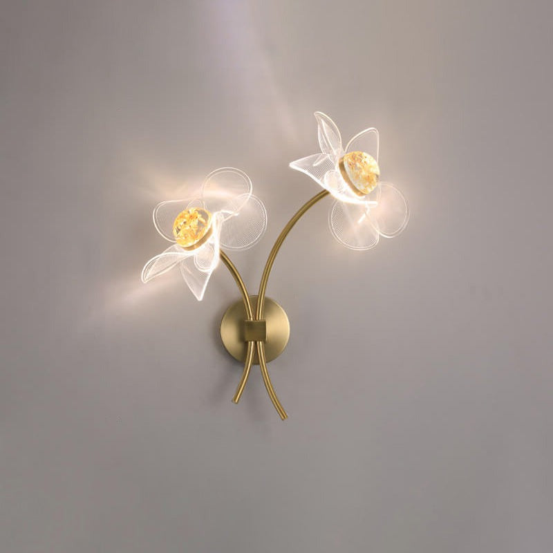 Frendorf | LotuGlow Kreative Lotus LED Wandleuchte | Acryl | Blumen Design | Dekorative Beleuchtung
