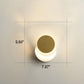 Frendorf | Luxoria Geo LED Wandleuchte | Goldenes Geometrisches Design | Acryl & Modern | Warmes Licht