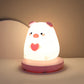 Frendorf | Luminio PalsTier Nachtlicht | Kreatives Silikondesign | Wiederaufladbar via USB | Deko-Tischlampe für Kinder