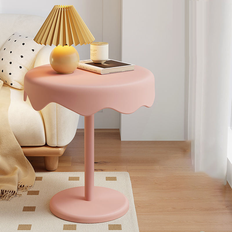 Frendorf | PolarNest Runder Beistelltisch | Eiscreme-Design | PP-Kunststoff & Stahl | Kreativ & Modern für Wohnzimmer