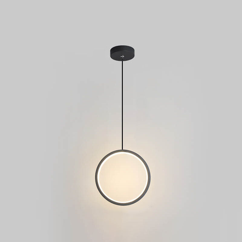 Modern Minimalist Runde Eisen Acryl LED Kronleuchter Für Schlafzimmer