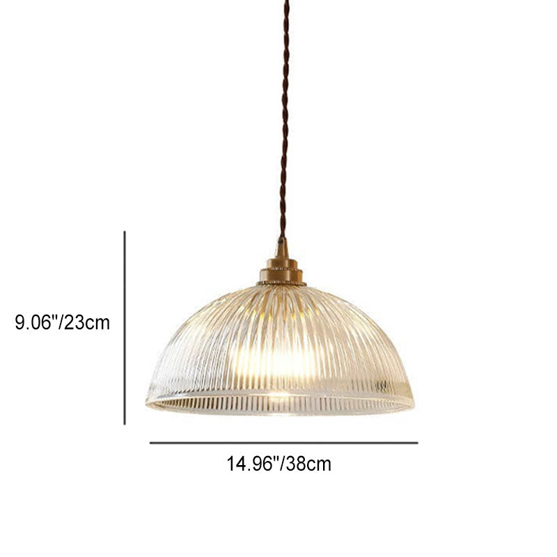 Frendorf | ClaraDome Pendelleuchte | Moderne Glas-Kuppel | Pot Lid Design | Verschiedene Größen