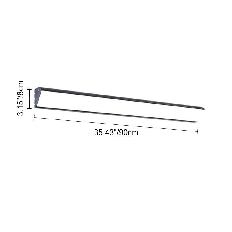 Frendorf | AquaBar Moderne LED Außenwandleuchte | Aluminium & Acryl | Langlebig & Wasserdicht | Warmweiß | Verschiedene Größen