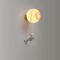 Frendorf | AstroLuxe Kreatives Astronaut Wandlampe | Eisen- und Harzdesign | Einzigartige Beleuchtung für Schlafzimmer | Stimmungslicht