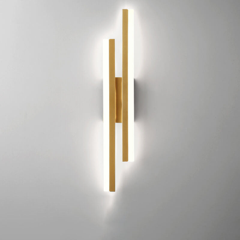 Frendorf | LuxLine Moderne LED Wandlampe | Minimalistisches Design | Eisen & Acryl | Dimmbares Licht