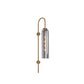 Frendorf | ZenoLuxe Nordic Design LED Wandlampe | Gebogene Arm | Modern | Dekoration für Zuhause