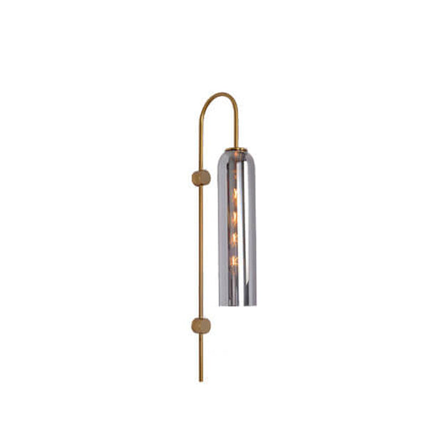 Frendorf | ZenoLuxe Nordic Design LED Wandlampe | Gebogene Arm | Modern | Dekoration für Zuhause
