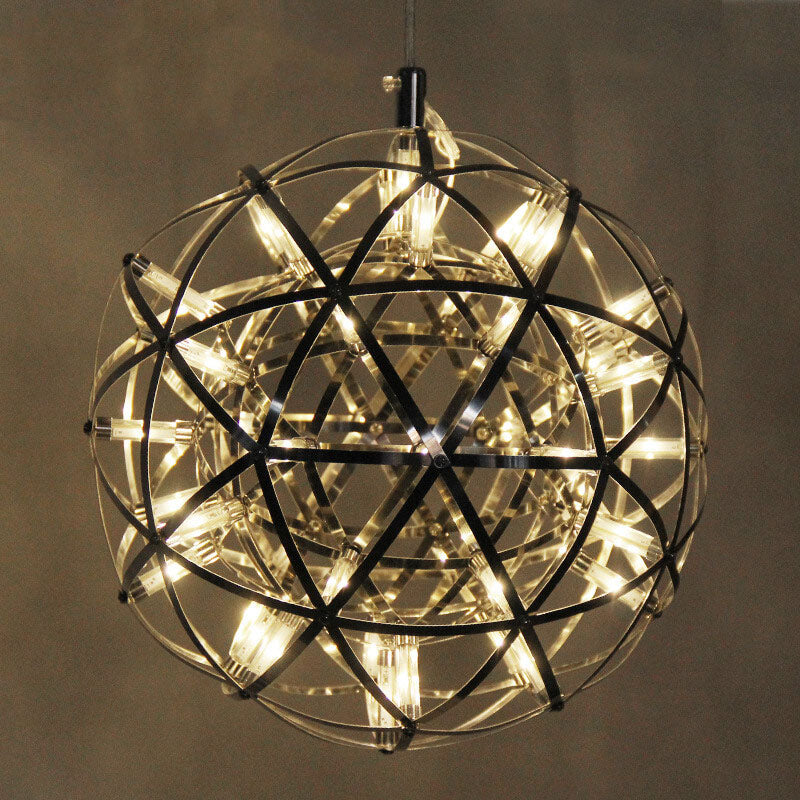 Frendorf | StarFlare LED Feuerwerk Pendelleuchte | Modernes Design | 12 bis 92 Lichtkugeln | Deko-Leuchte für Wohnzimmer & Esszimmer