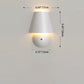 Frendorf | TrapeLux LED Wandleuchte | Modernes Trapez-Design | Eisen & Acryl | Warmweißes Licht