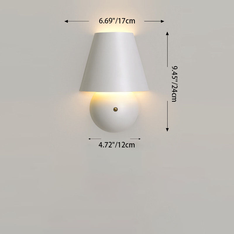 Frendorf | TrapeLux LED Wandleuchte | Modernes Trapez-Design | Eisen & Acryl | Warmweißes Licht