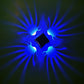Kreative quadratische Aluminium Phoenix Tail LED dekorative Wand sconse Lampe