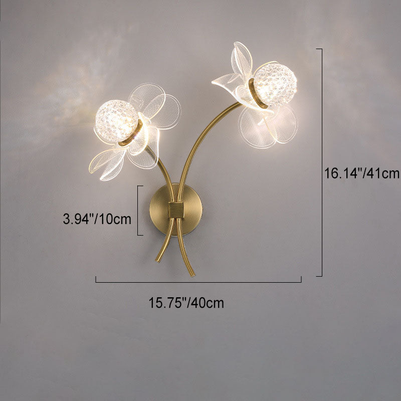 Frendorf | LotuGlow Kreative Lotus LED Wandleuchte | Acryl | Blumen Design | Dekorative Beleuchtung