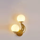 Frendorf | Asterovia DuoGlow Wandleuchte | Nordisches Design | Glas-Kugelschirme | 2-flammig | Mond- & Sternenmotiv