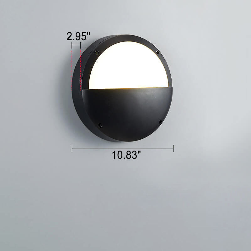 Frendorf | AuroVita LED Deckenleuchte | Wasserdicht | Outdoor-geeignet | Runde Form | Aluminium & Acryl