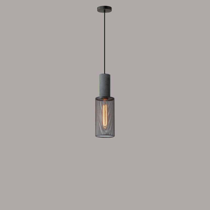 Frendorf | UrbanTaper Industrial Design Zement Pendelleuchte | Zylindrische Form | Moderner Look | Perfekt für Wohnzimmer