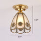 Frendorf | BrassCone Lux LED Deckenleuchte | Europäisches Design | Glas & Messing | Zeitloser Stil