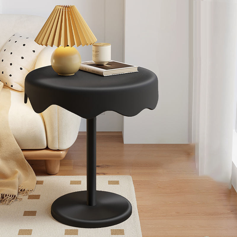 Frendorf | PolarNest Runder Beistelltisch | Eiscreme-Design | PP-Kunststoff & Stahl | Kreativ & Modern für Wohnzimmer