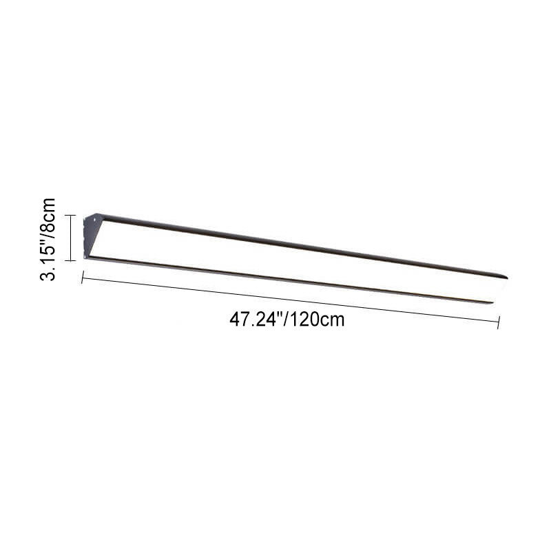 Frendorf | AquaBar Moderne LED Außenwandleuchte | Aluminium & Acryl | Langlebig & Wasserdicht | Warmweiß | Verschiedene Größen