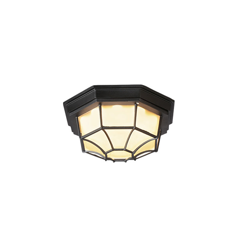 Frendorf | LunaShield Outdoor LED-Deckenleuchte | Wasserdicht | Aluminium | Rund & Achteckig | 3 Farbmodi