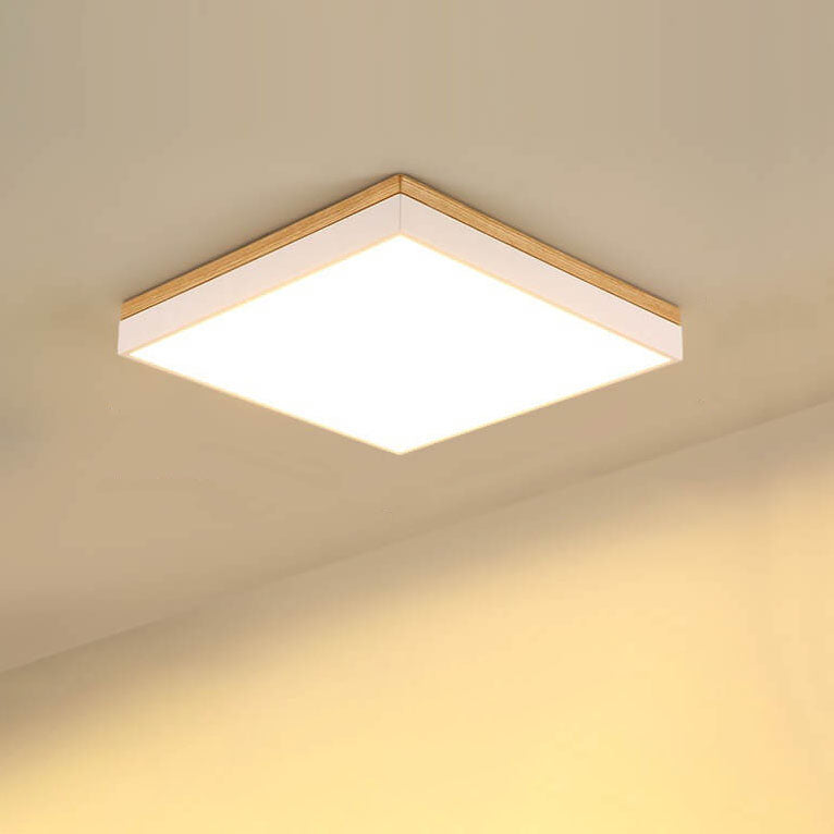 Frendorf | NordSphere LED Deckenleuchte | Nordic Design | Massivholz | Quadratisch & Rechteckig | Dimmbar | Warm- & Weißlicht