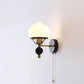 Frendorf | GeoLuxe Französische Geometrische Wandlampe | Eisen & Glas | 1-Licht Design für Wohnzimmer