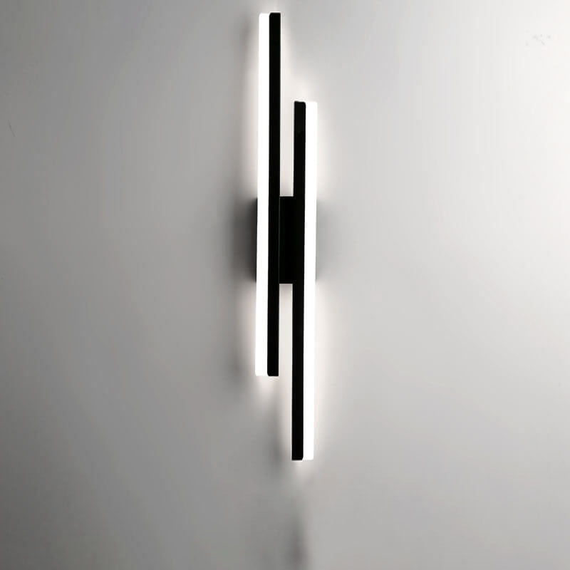 Frendorf | LuxLine Moderne LED Wandlampe | Minimalistisches Design | Eisen & Acryl | Dimmbares Licht