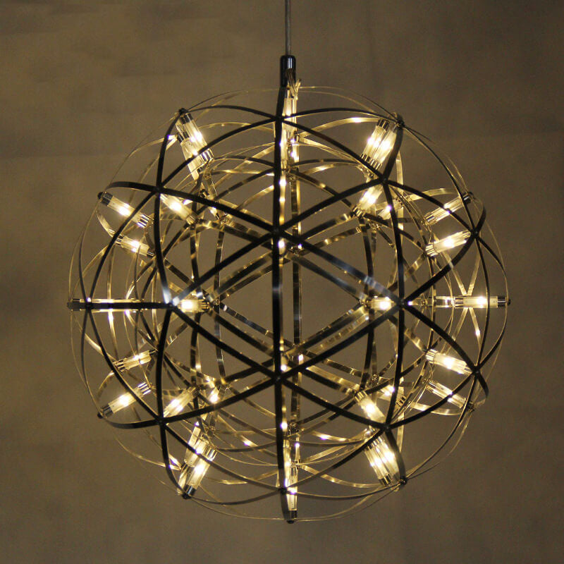 Frendorf | StarFlare LED Feuerwerk Pendelleuchte | Modernes Design | 12 bis 92 Lichtkugeln | Deko-Leuchte für Wohnzimmer & Esszimmer