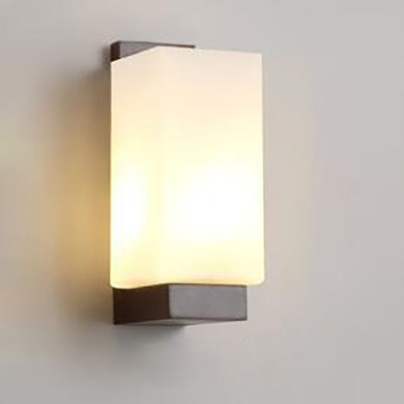 Frendorf | BrightLeaf Elegance Wandlampe | Antler-Design | Holzelemente & Zylinderglas | Perfekt fürs Wohnzimmer