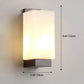 Frendorf | BrightLeaf Elegance Wandlampe | Antler-Design | Holzelemente & Zylinderglas | Perfekt fürs Wohnzimmer