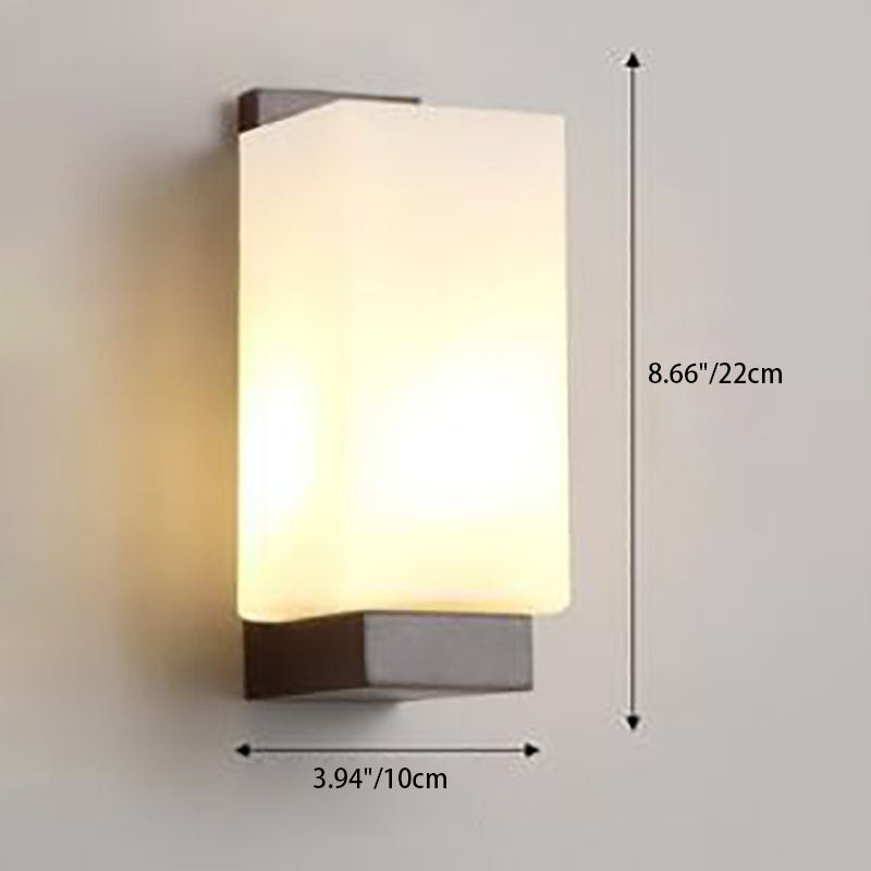 Frendorf | BrightLeaf Elegance Wandlampe | Antler-Design | Holzelemente & Zylinderglas | Perfekt fürs Wohnzimmer