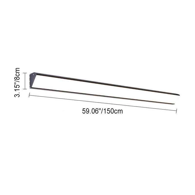 Frendorf | AquaBar Moderne LED Außenwandleuchte | Aluminium & Acryl | Langlebig & Wasserdicht | Warmweiß | Verschiedene Größen