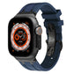 Frendorf | Luxus AP Metallkopf Schmetterlingsverschluss Silikonarmband für Apple Watch