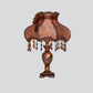 Frendorf | LaceLux Europäische Tischlampe | Stoff & Spitze | Elegante Harzfuß-Leuchte | Dekoration & Beleuchtung