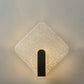 Modern Simplicity Geometry Crackle Acrylic Round Shade LED Wall Sconce Lamp For Bedroom