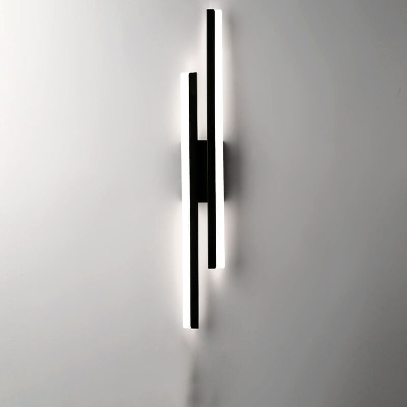 Frendorf | LuxLine Moderne LED Wandlampe | Minimalistisches Design | Eisen & Acryl | Dimmbares Licht