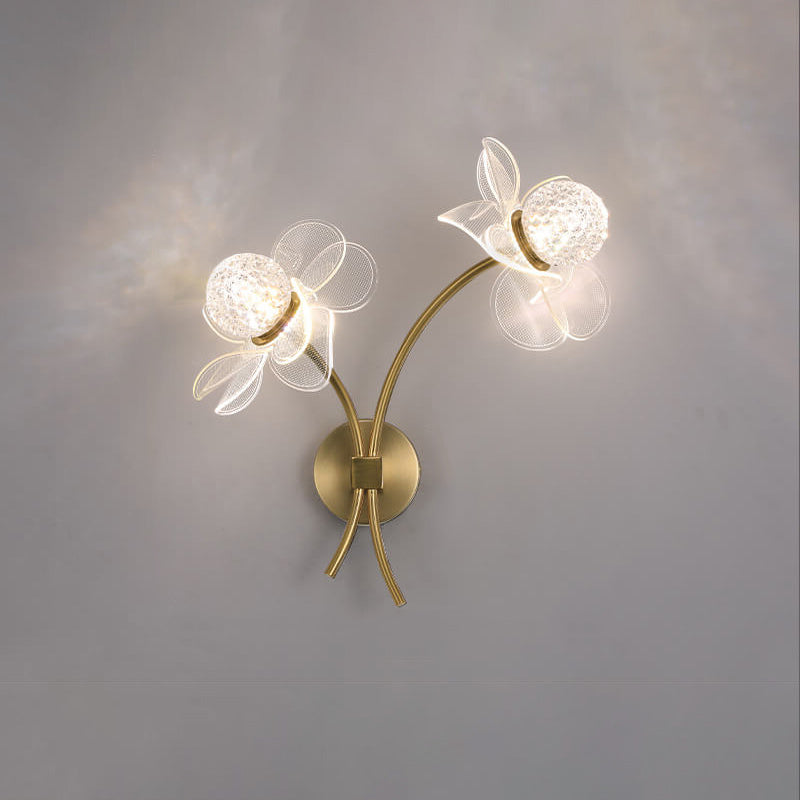 Frendorf | LotuGlow Kreative Lotus LED Wandleuchte | Acryl | Blumen Design | Dekorative Beleuchtung