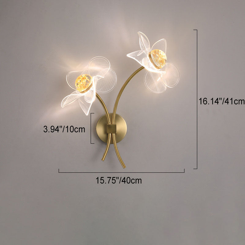 Frendorf | LotuGlow Kreative Lotus LED Wandleuchte | Acryl | Blumen Design | Dekorative Beleuchtung