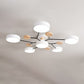 Frendorf | NordLuxe Molekül Design LED Deckenleuchte | Skandinavischer Stil | Semi-Flush Mount | Wohnraumbeleuchtung