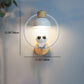 Frendorf | MeowBright Cartoon Katzen-Wandleuchte | Nordisches Design | Holz & Eisen | Stimmungsvolles Licht für Schlafzimmer
