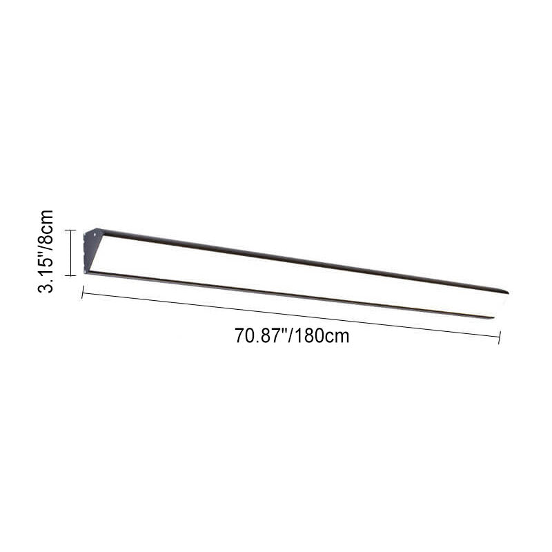 Frendorf | AquaBar Moderne LED Außenwandleuchte | Aluminium & Acryl | Langlebig & Wasserdicht | Warmweiß | Verschiedene Größen