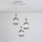 Frendorf | AuroSphere Gradient Glas Pendelleuchte | 1/3 Lichter | Insellicht | Modernes Design für Esszimmer & Küche
