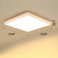 Frendorf | NordSphere LED Deckenleuchte | Nordic Design | Massivholz | Quadratisch & Rechteckig | Dimmbar | Warm- & Weißlicht