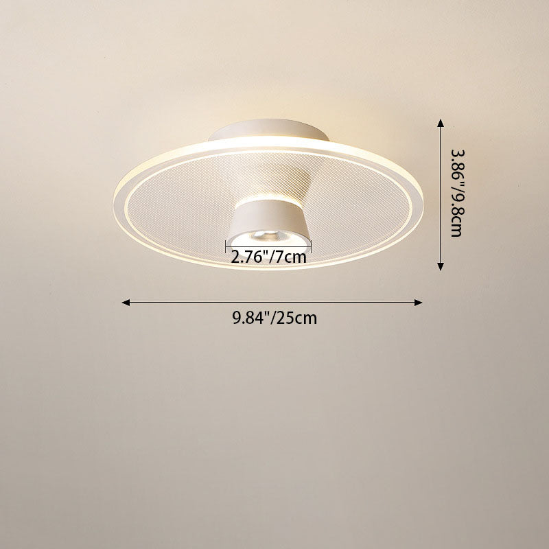 Frendorf | Bloomora Minimalistische LED-Deckenleuchte | Rosendesign | Runde Acryl-Lampe | Stimmungslicht für Wohnzimmer