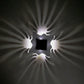 Kreative quadratische Aluminium Phoenix Tail LED dekorative Wand sconse Lampe