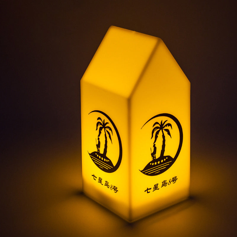 Moderne Art Deco Cabin Hardware PE LED Tischlampe für das Esszimmer
