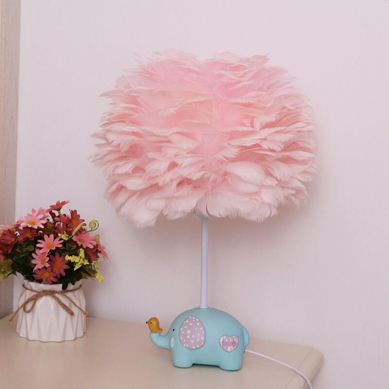 Frendorf | DreamaFeather Kinder Tischlampe | Kreatives Design | Einhorn & Tiermotive | Nachtlicht & Dekoration