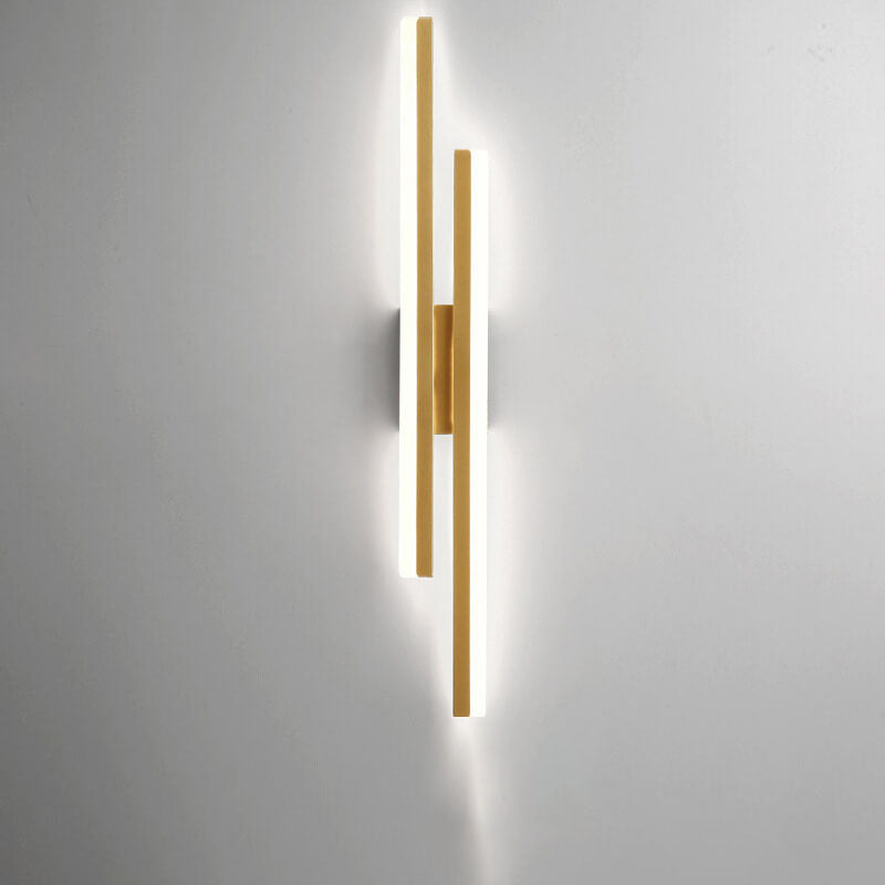 Frendorf | LuxLine Moderne LED Wandlampe | Minimalistisches Design | Eisen & Acryl | Dimmbares Licht