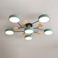 Frendorf | NordLuxe Molekül Design LED Deckenleuchte | Skandinavischer Stil | Semi-Flush Mount | Wohnraumbeleuchtung